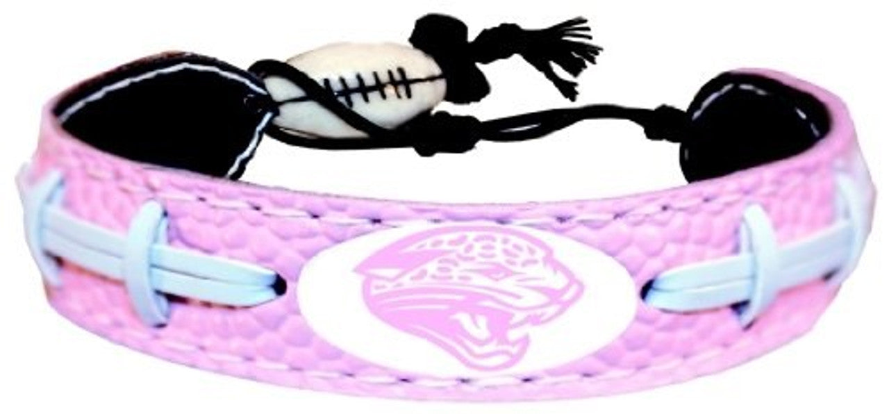 Jacksonville Jaguars Bracelet Pink Football CO