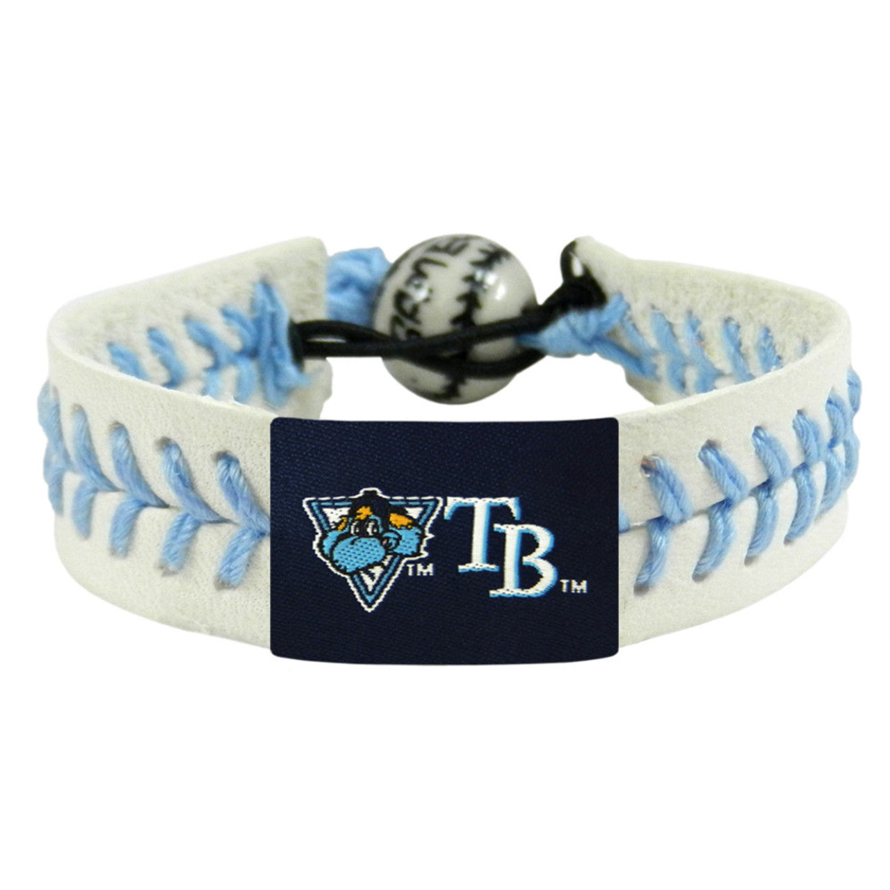 Tampa Bay Rays Bracelet Genuine Baseball Raymond Mascot CO