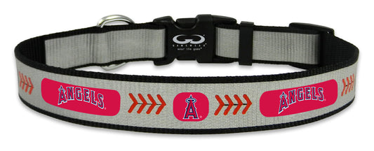 Los Angeles Angels Pet Collar Reflective Baseball Size Medium CO