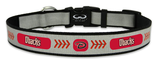 Arizona Diamondbacks Pet Collar Reflective Baseball Size Medium CO