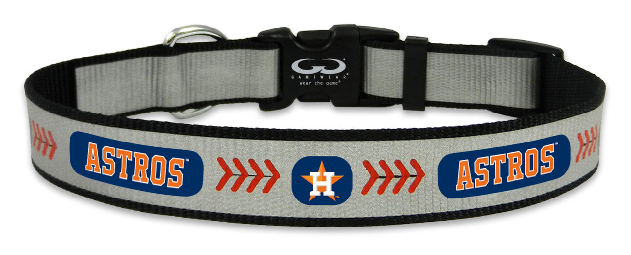 Houston Astros Reflective Medium Baseball Collar