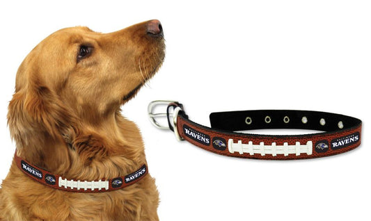 Baltimore Ravens Dog Collar - Size Medium