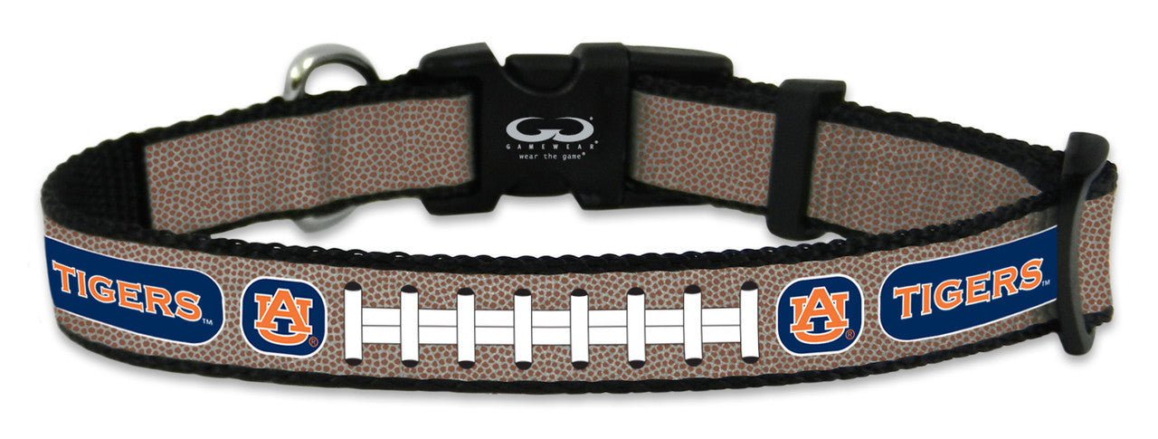 Auburn Tigers Pet Collar Reflective Football Size Toy CO