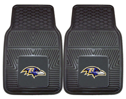 Baltimore Ravens Car Mats Heavy Duty 2 Piece Vinyl