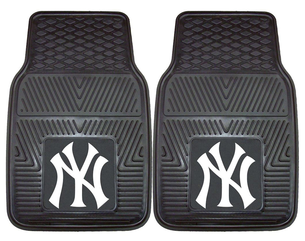 New York Yankees Heavy Duty 2-Piece Vinyl Car Mats