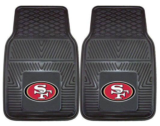 San Francisco 49ers Car Mats Heavy Duty 2 Piece Vinyl