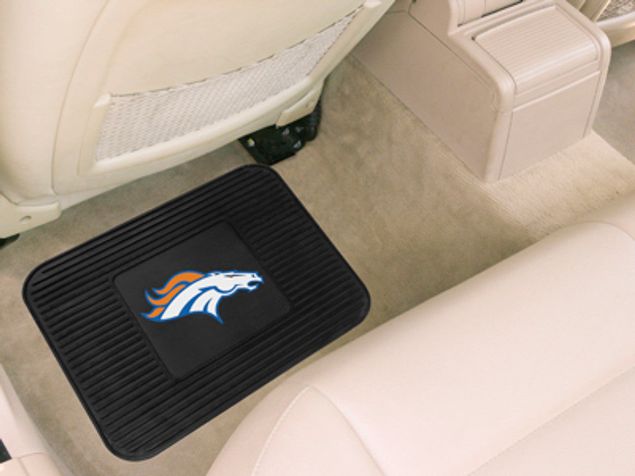 Denver Broncos Car Mat Heavy Duty Vinyl Rear Seat