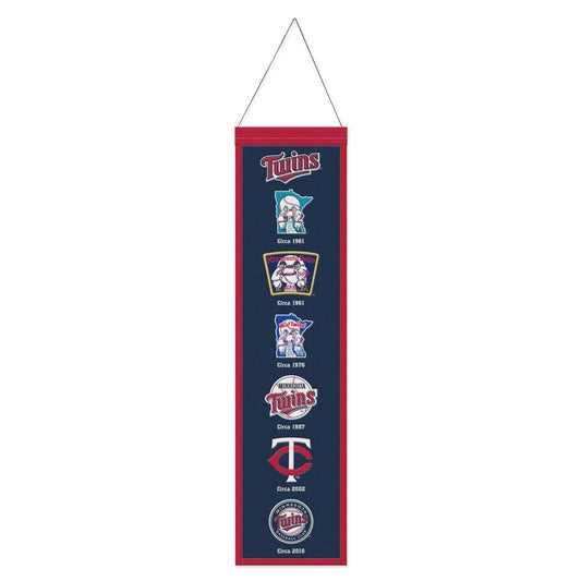 Minnesota Twins Banner Wool 8x32 Heritage Evolution Design