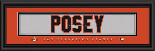 San Francisco Giants ???Buster Posey Print - Signature 8"x24"