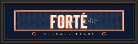 Chicago Bears Print 8x24 Signature Style Matt Forte