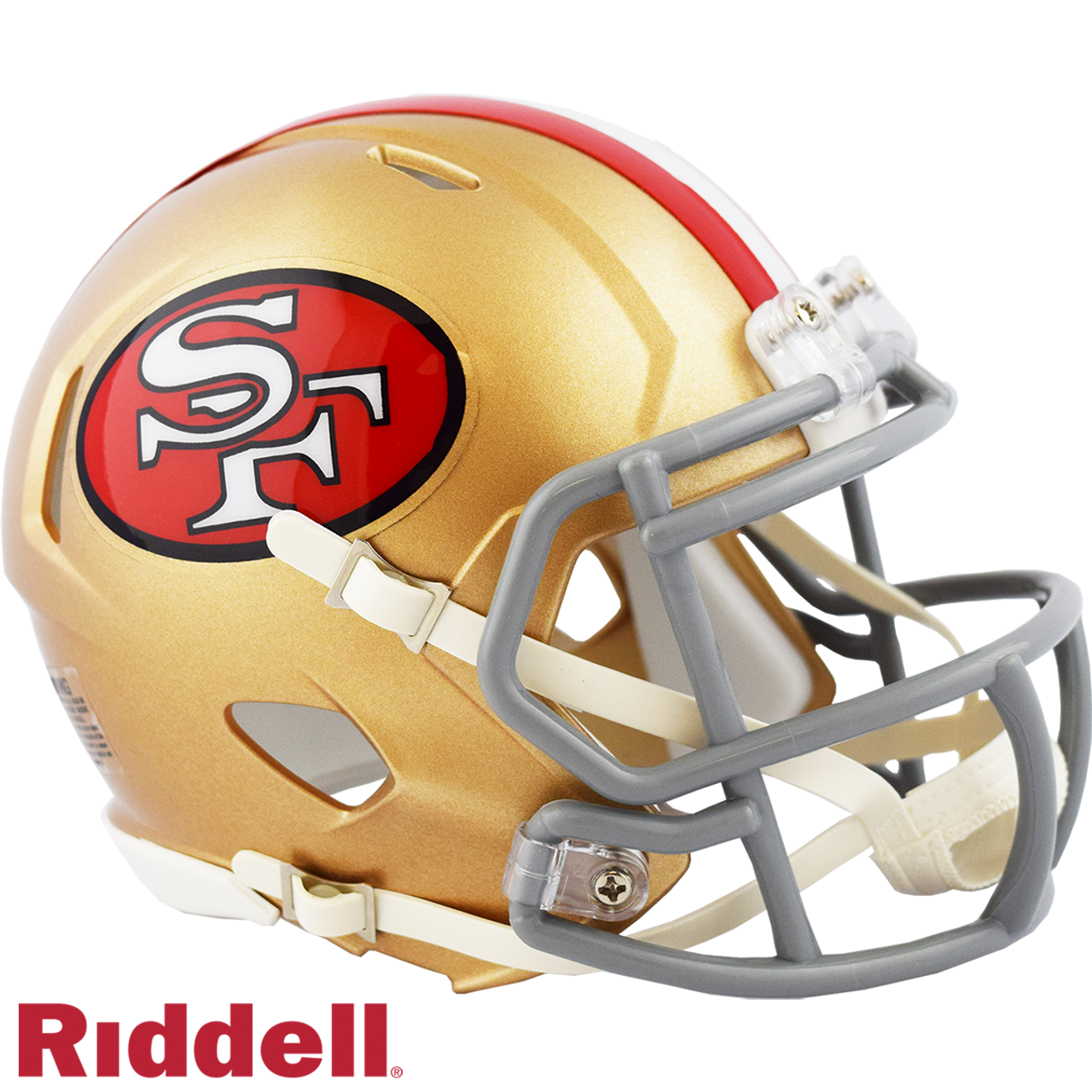 San Francisco 49ers Helmet Riddell Replica Mini Speed Style 1964-1995 T/B