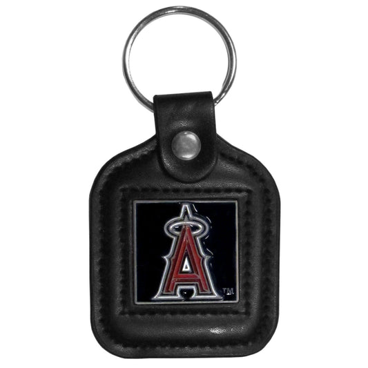 Los Angeles Angels Key Ring Square Leather CO