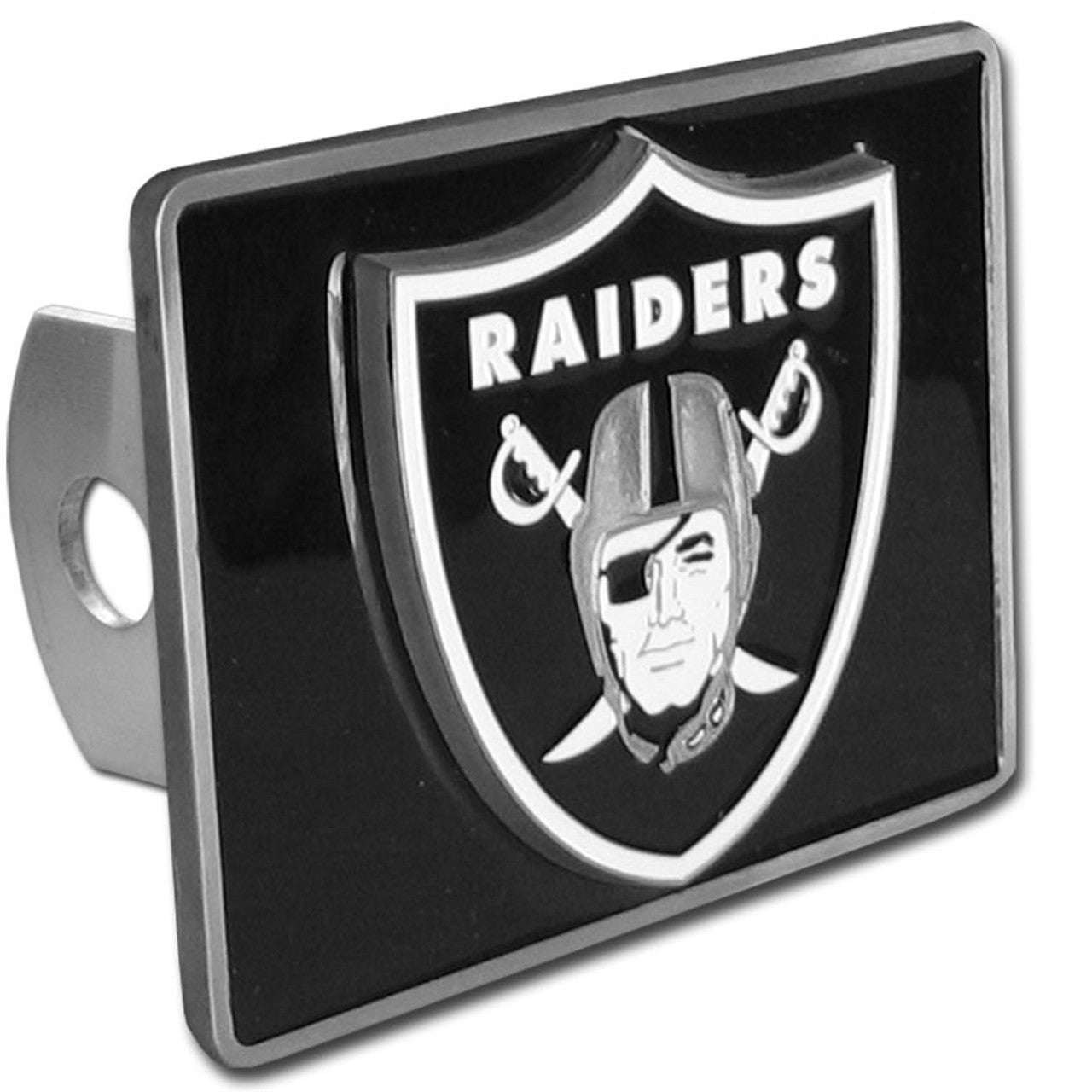 Las Vegas Raiders Trailer Hitch Cover