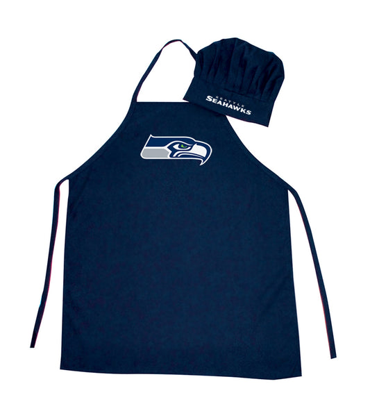 Seattle Seahawks Apron and Chef Hat Set