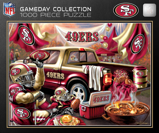 San Francisco 49ers Puzzle 1000 Piece Gameday Design