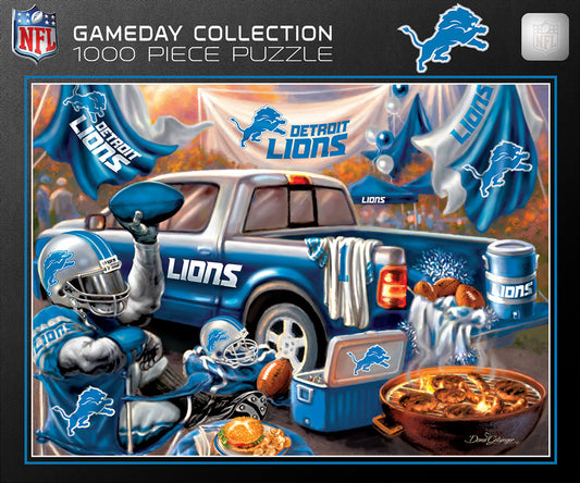 Detroit Lions Puzzle 1000 Piece Gameday Design