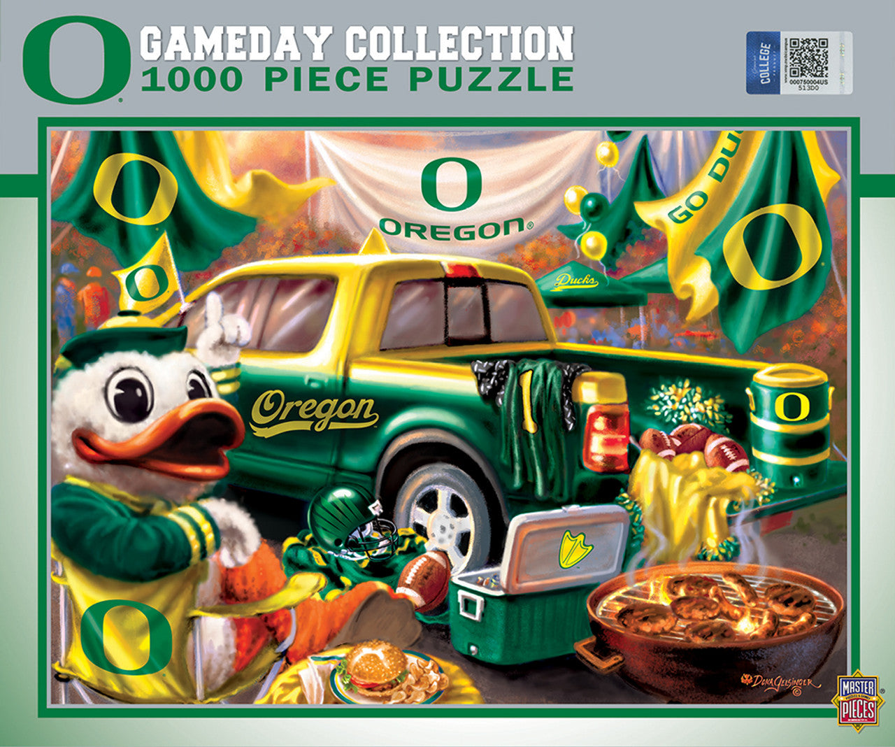 Oregon Ducks Puzzle 1000 Piece Gameday Design