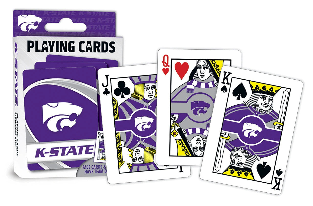 Kansas State Wildcats Playing Cards Logo