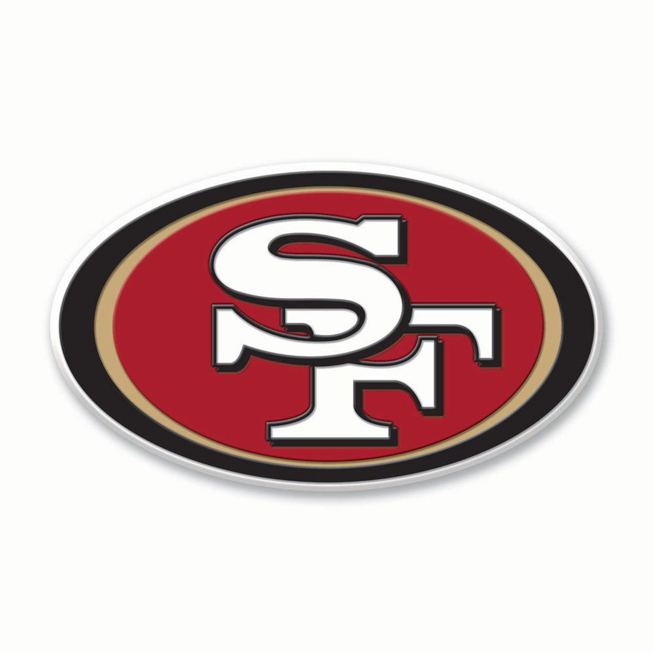 San Francisco 49ers Decal Flexible