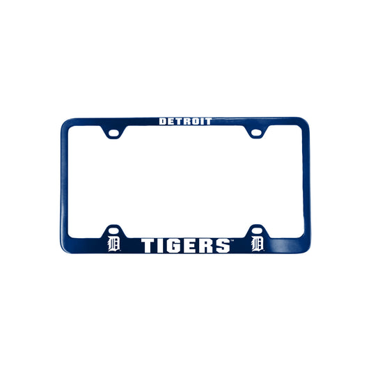 Detroit Tigers License Plate Frame Laser Cut Blue