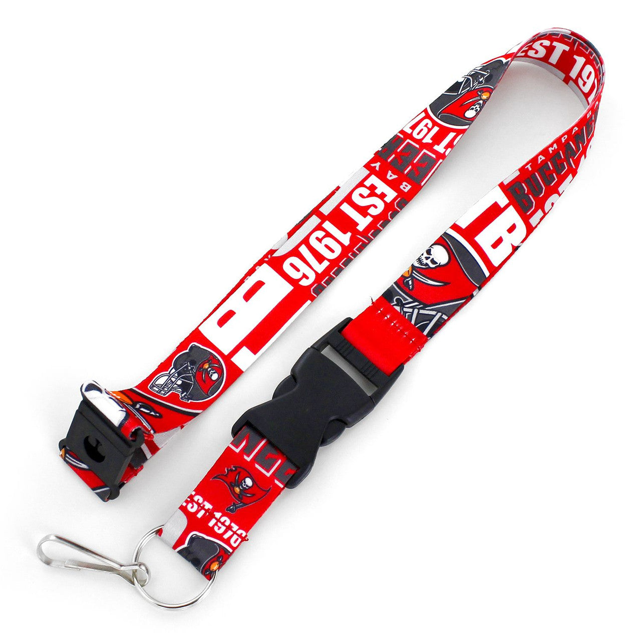 Tampa Bay Buccaneers Lanyard Breakaway Style Dynamic Design