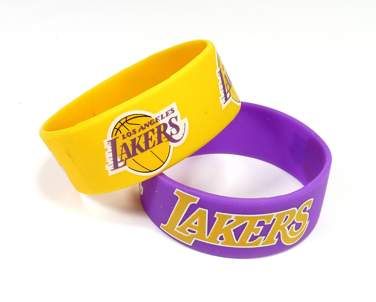 Los Angeles Lakers Bracelets 2 Pack Wide