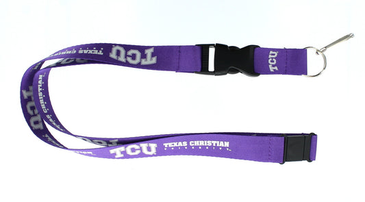 TCU Horned Frogs Lanyard Purple