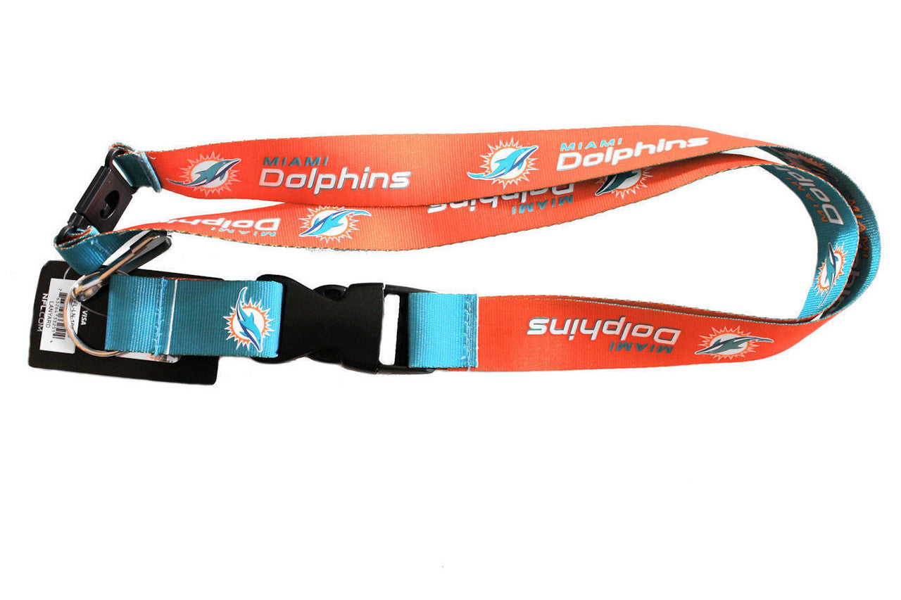 Miami Dolphins Lanyard Reversible