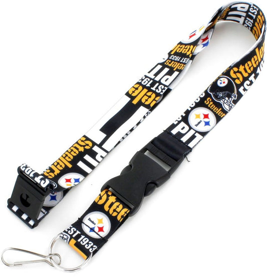 Pittsburgh Steelers Lanyard Breakaway Style Dynamic Design