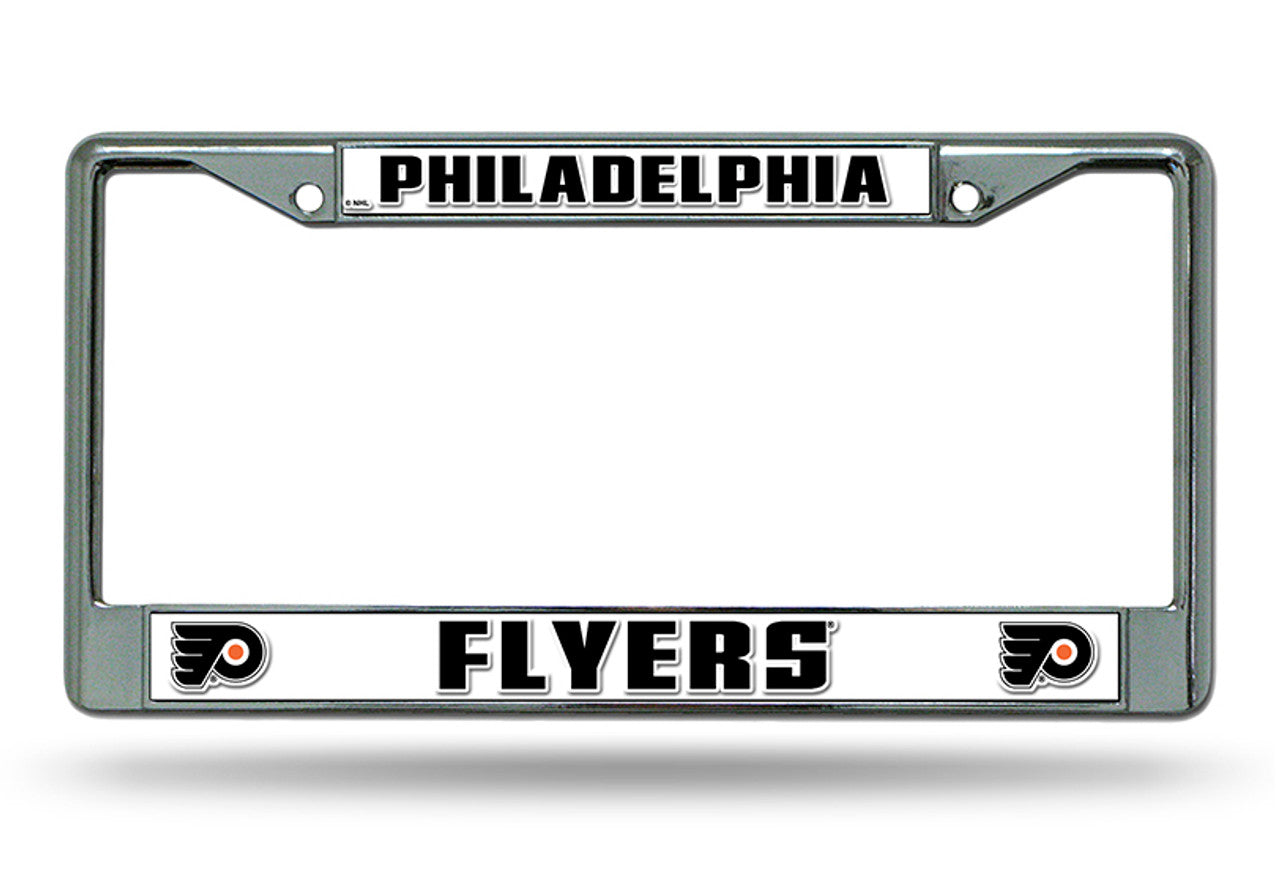 Philadelphia Flyers License Plate Frame Chrome