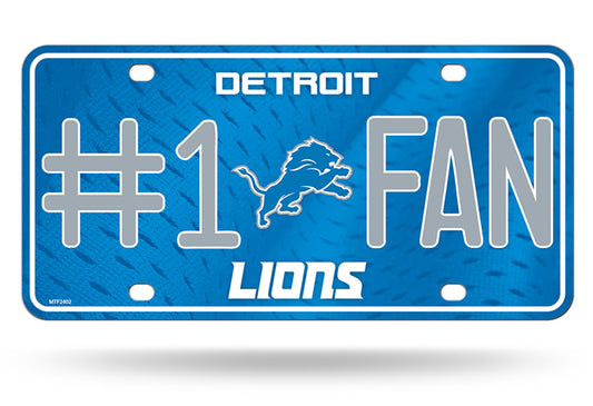 Detroit Lions License Plate #1 Fan