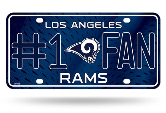 Los Angeles Rams License Plate #1 Fan