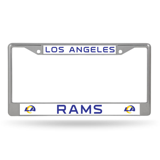 Los Angeles Rams License Plate Frame Chrome