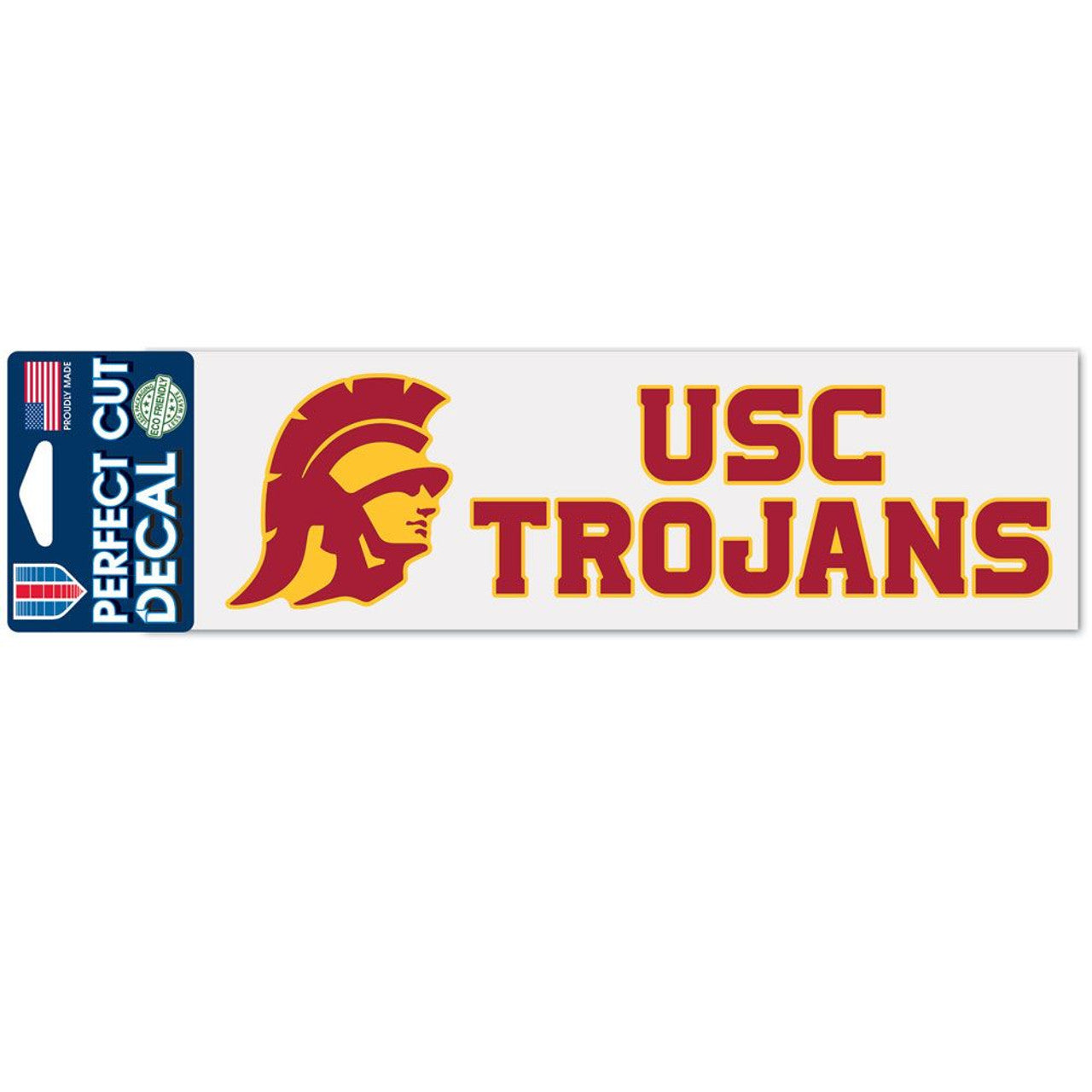 USC Trojans Decal 3x10 Perfect Cut Color