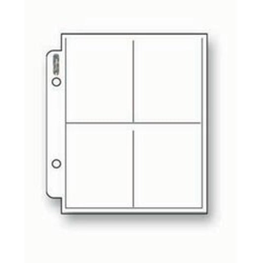 Ultra Pro 4-Pocket Mini Pages 214D (100ct)