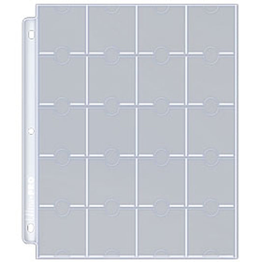 Ultra Pro 20-Pocket Coin Pages (10ct)