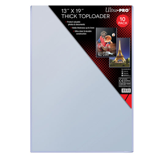 Toploader - 13x19 - Thick - (10 per pack)