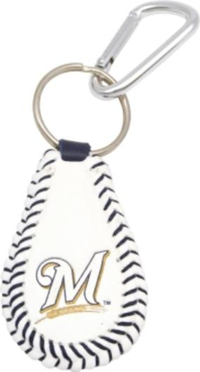 Milwaukee Brewers Keychain Classic Baseball CO