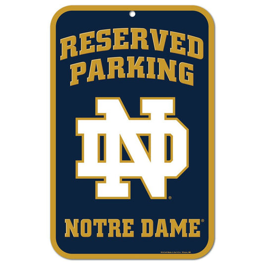 Notre Dame Fighting Irish 11x17" Reserved Parking Sign