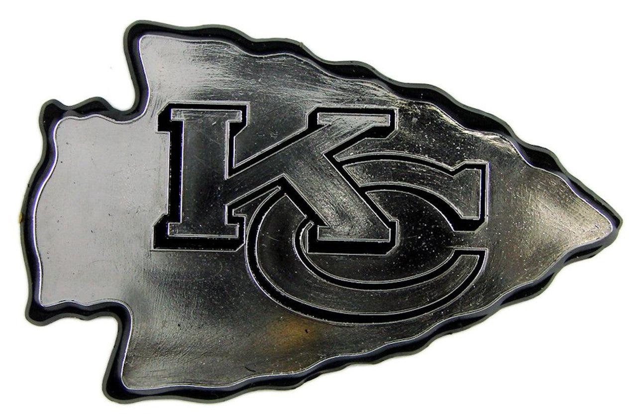 Kansas City Chiefs Auto Emblem - Silver