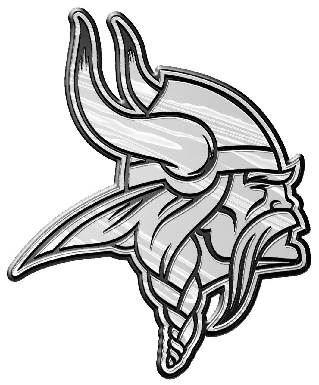 Minnesota Vikings Auto Emblem - Silver