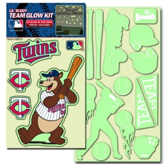 Minnesota Twins Decal Lil Buddy Glow in the Dark Kit