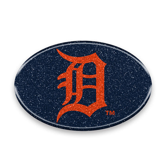 Detroit Tigers Auto Emblem - Oval Color Bling