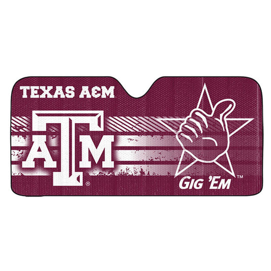 Texas A&M Aggies Auto Sun Shade 59x27