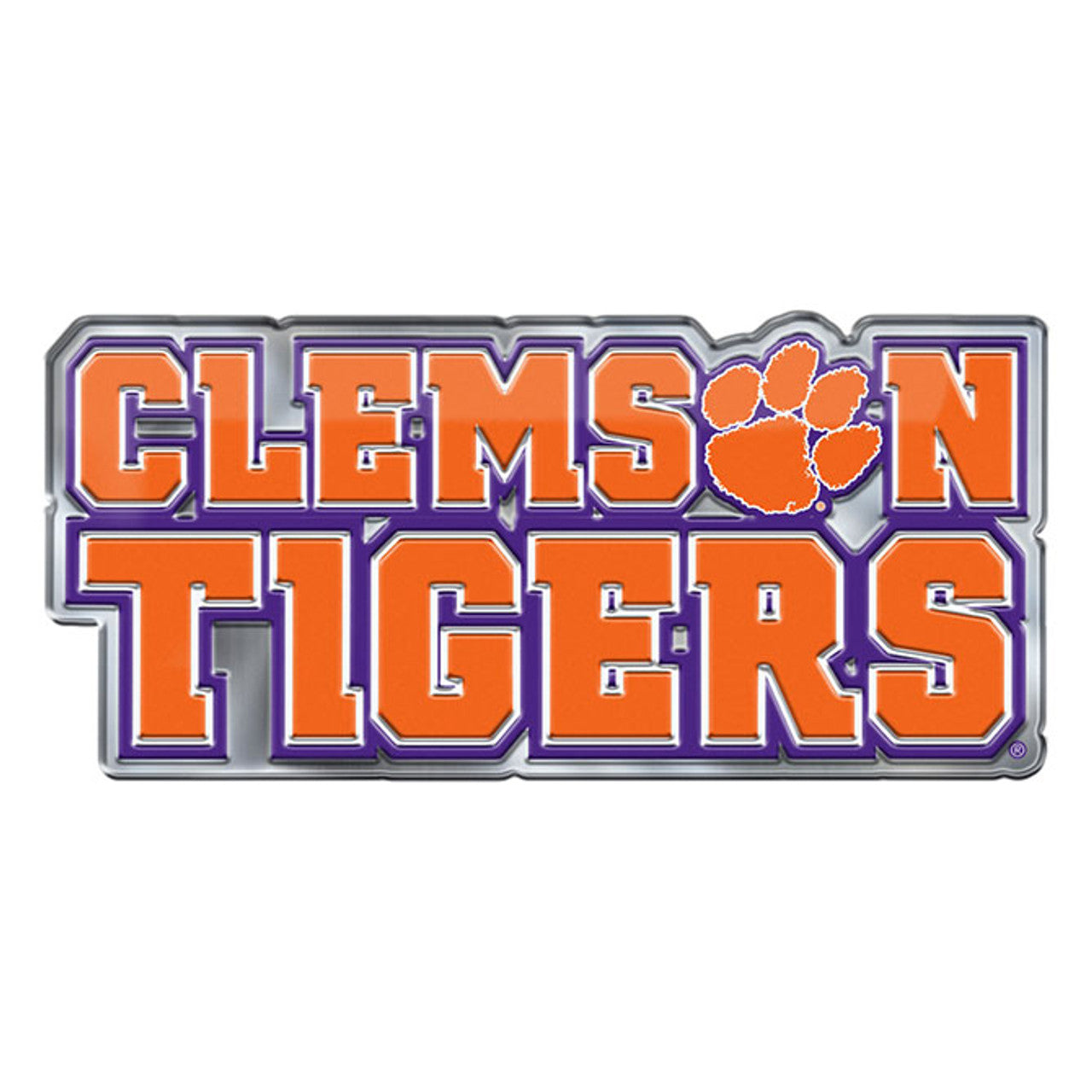 Clemson Tigers Auto Emblem Color Alternate Logo