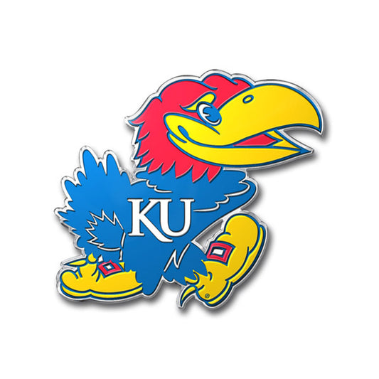 Kansas Jayhawks Auto Emblem - Color