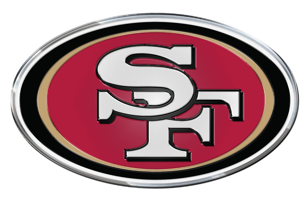 San Francisco 49ers Auto Emblem - Color