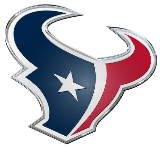 Houston Texans Auto Emblem - Color