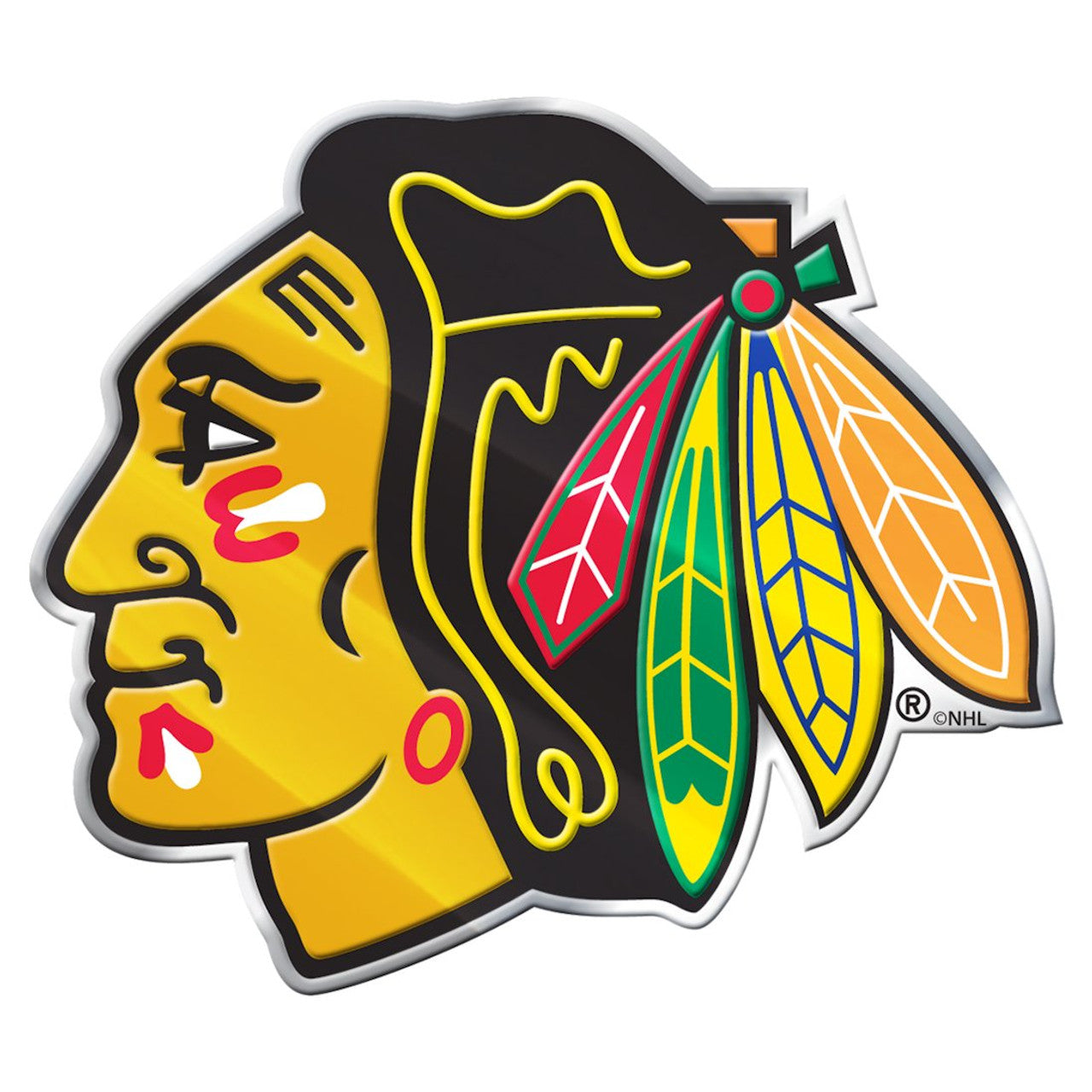 Chicago Blackhawks Auto Emblem - Color