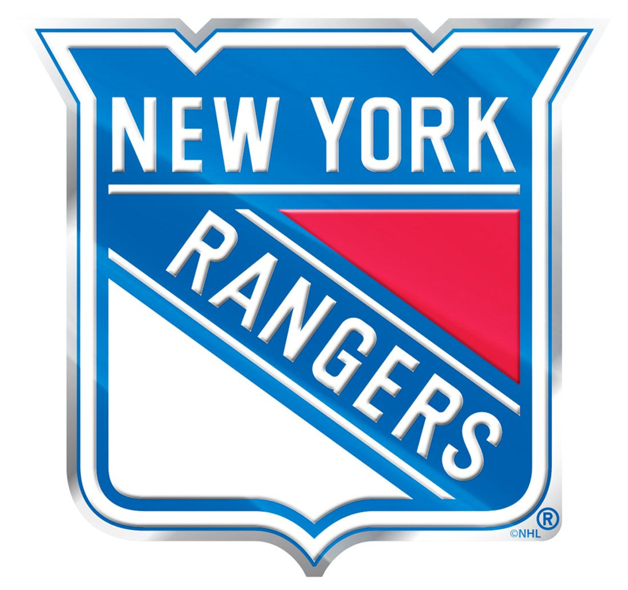 New York Rangers Auto Emblem - Color